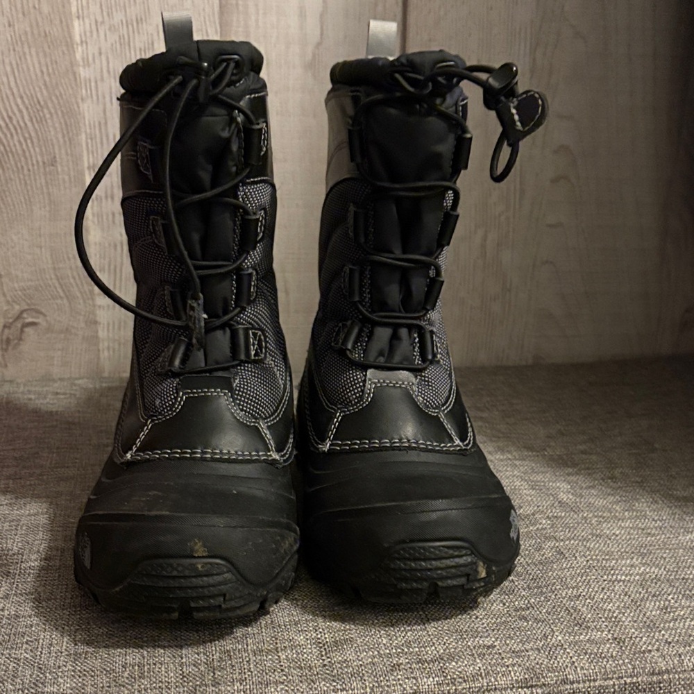 The North Face Black and Gray Insulated Boots